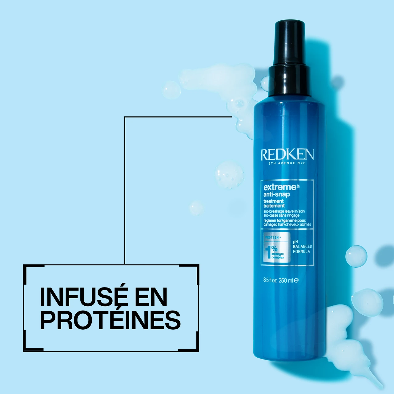 Soin Sans Rinçage Anti-Snap Extreme Redken 250ml 7 Soin Sans Rinçage Anti-Snap Extreme Redken 250ml – Image 5