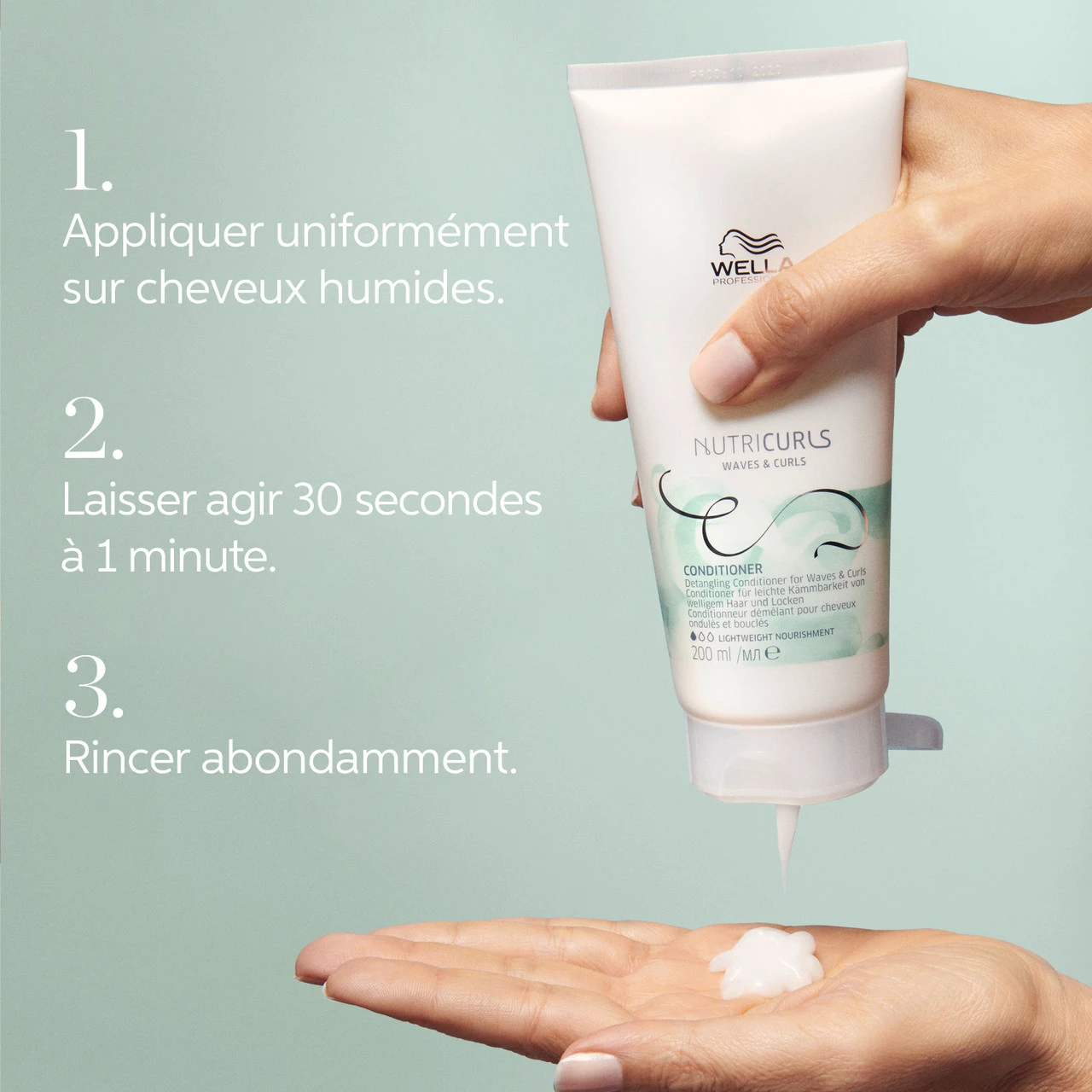 Conditionneur Nutri Curls Wella 1000ml 6 Conditionneur Nutri Curls Wella 1000ml – Image 4