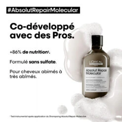 Shampooing Absolut Repair Molecular L'Oréal Professionnel 300 Ml -Produits Capillaires 300 absolut 1 88557.1694087727