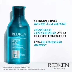 Shampooing Extreme Length Redken 1000ml -Produits Capillaires 3474636920211 1 31144.1694782118