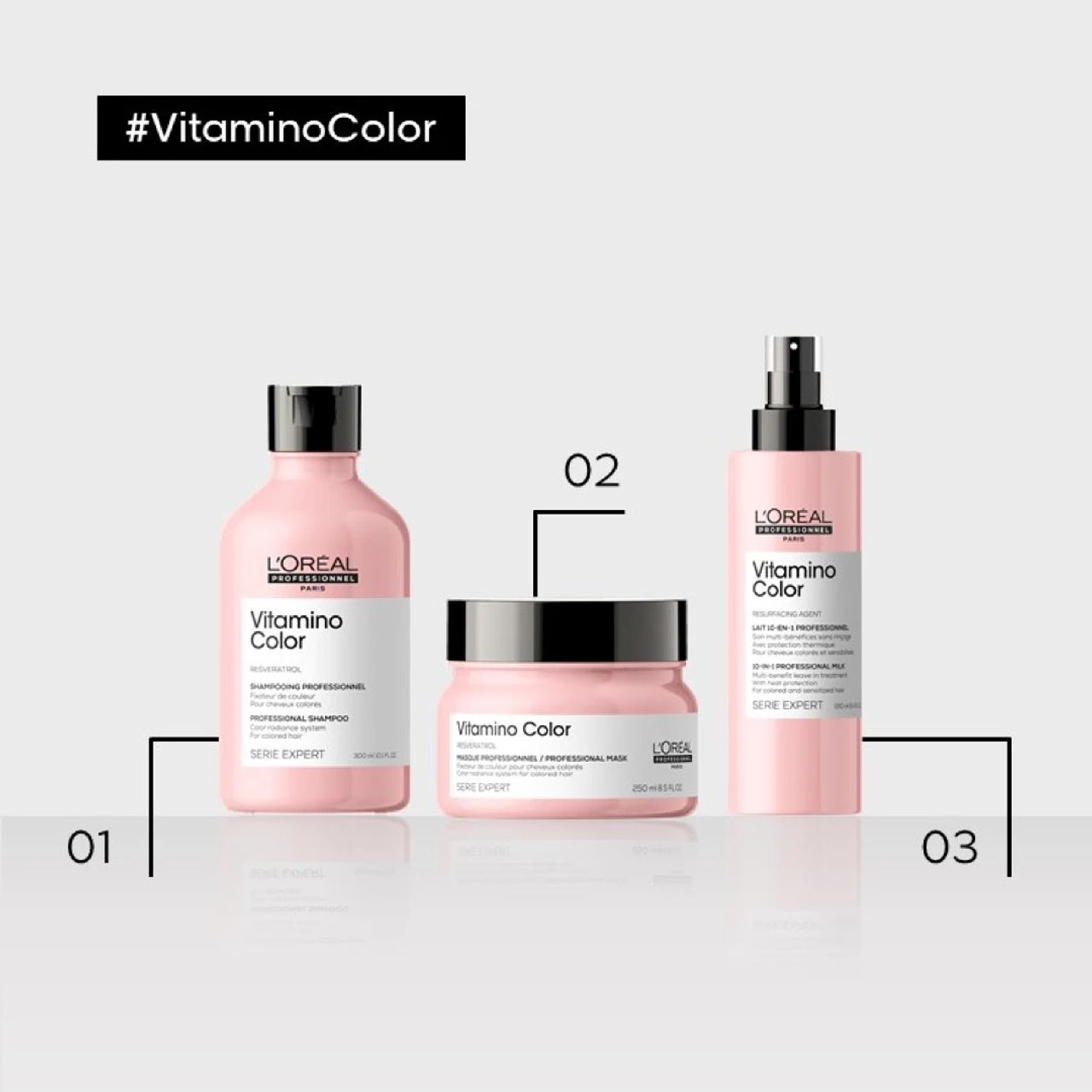 Vitamino Color Masque Pour Cheveux Colorés L'Oréal 250ml 6 Vitamino Color Masque Pour Cheveux Colorés L'Oréal 250ml – Image 4