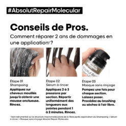 Shampooing Absolut Repair Molecular L'Oréal Professionnel 300 Ml -Produits Capillaires 3474637153526 6 83874.1696600594