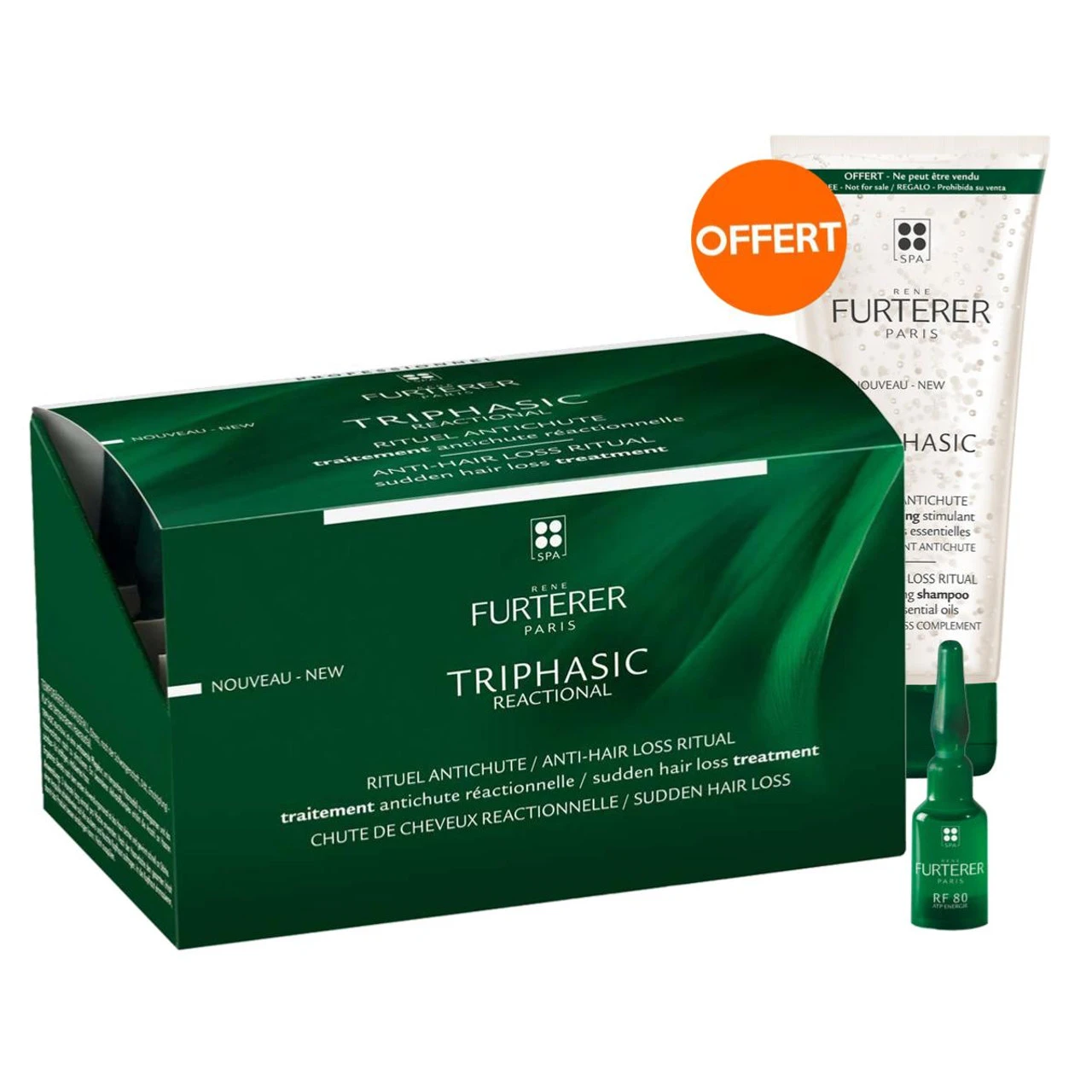 Sérum Antichute Triphasic Réactionnelle René Furterer 24x5ml 4 Sérum Antichute Triphasic Réactionnelle René Furterer 24x5ml – Image 2