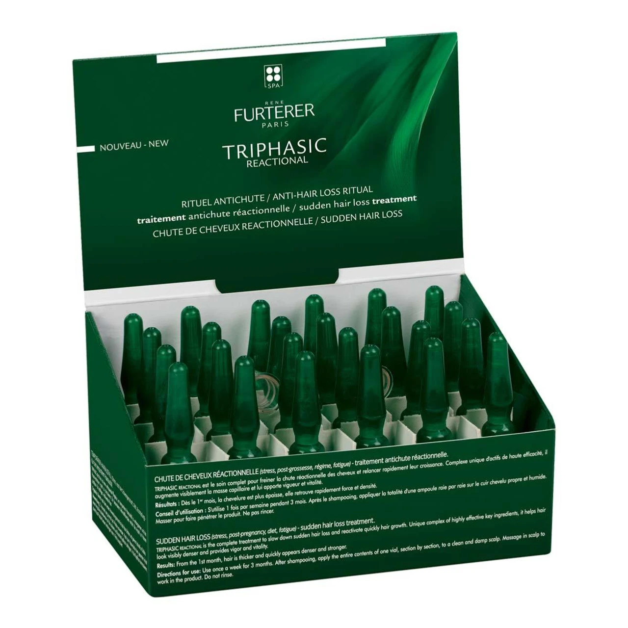 Sérum Antichute Triphasic Réactionnelle René Furterer 24x5ml 6 Sérum Antichute Triphasic Réactionnelle René Furterer 24x5ml – Image 4