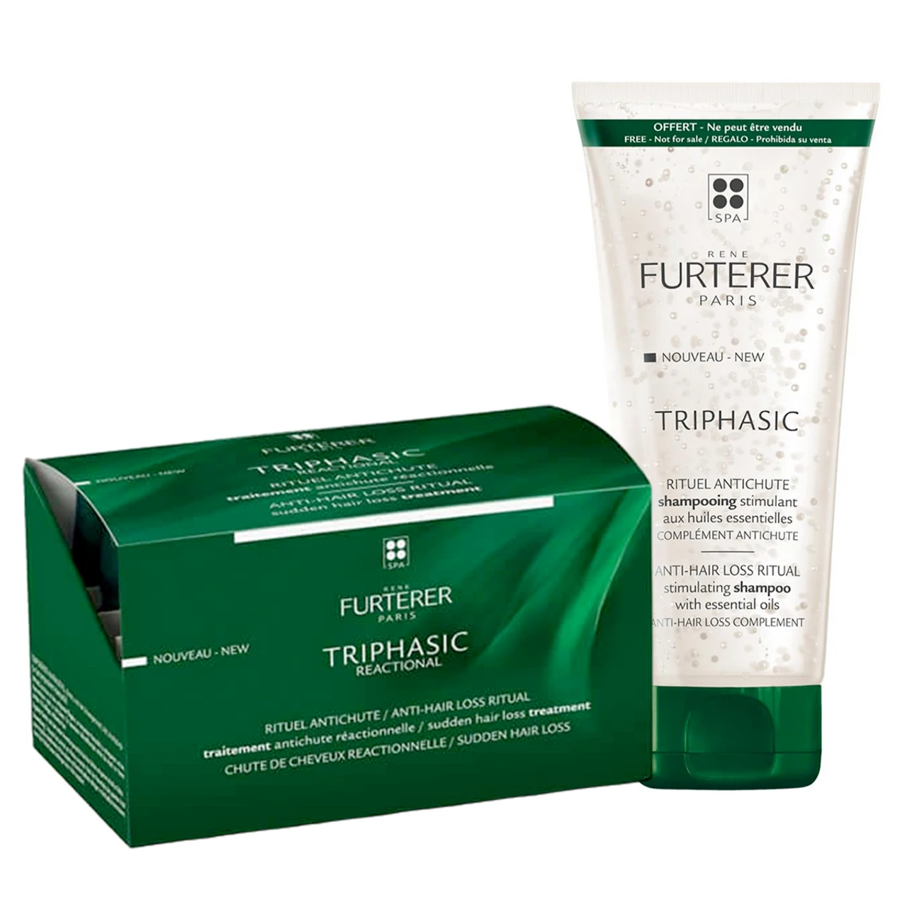 Sérum Antichute Triphasic Réactionnelle René Furterer 24x5ml 3 Sérum Antichute Triphasic Réactionnelle René Furterer 24x5ml