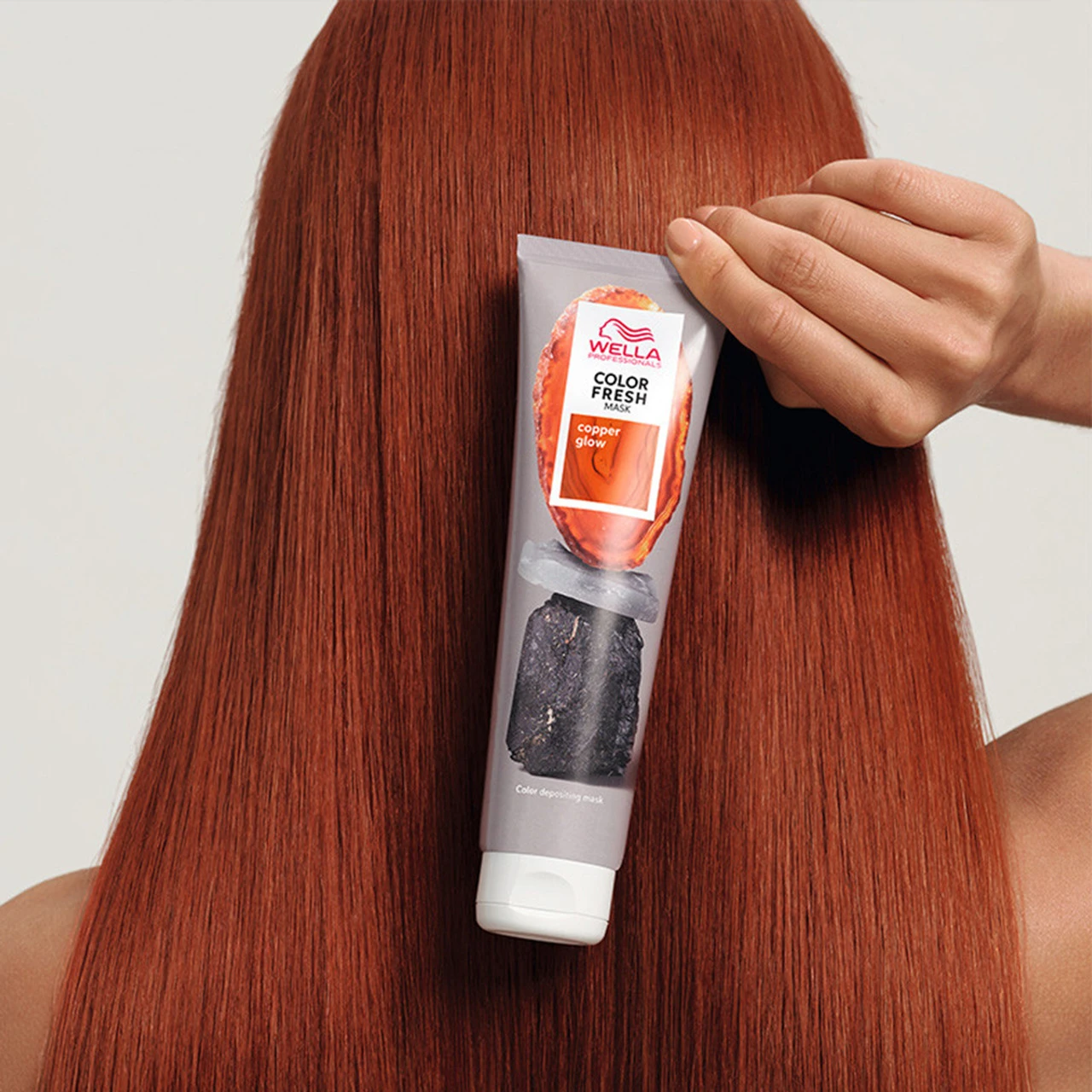 Masque Color Fresh Wella Copper Glow 150ml 4 Masque Color Fresh Wella Copper Glow 150ml – Image 2