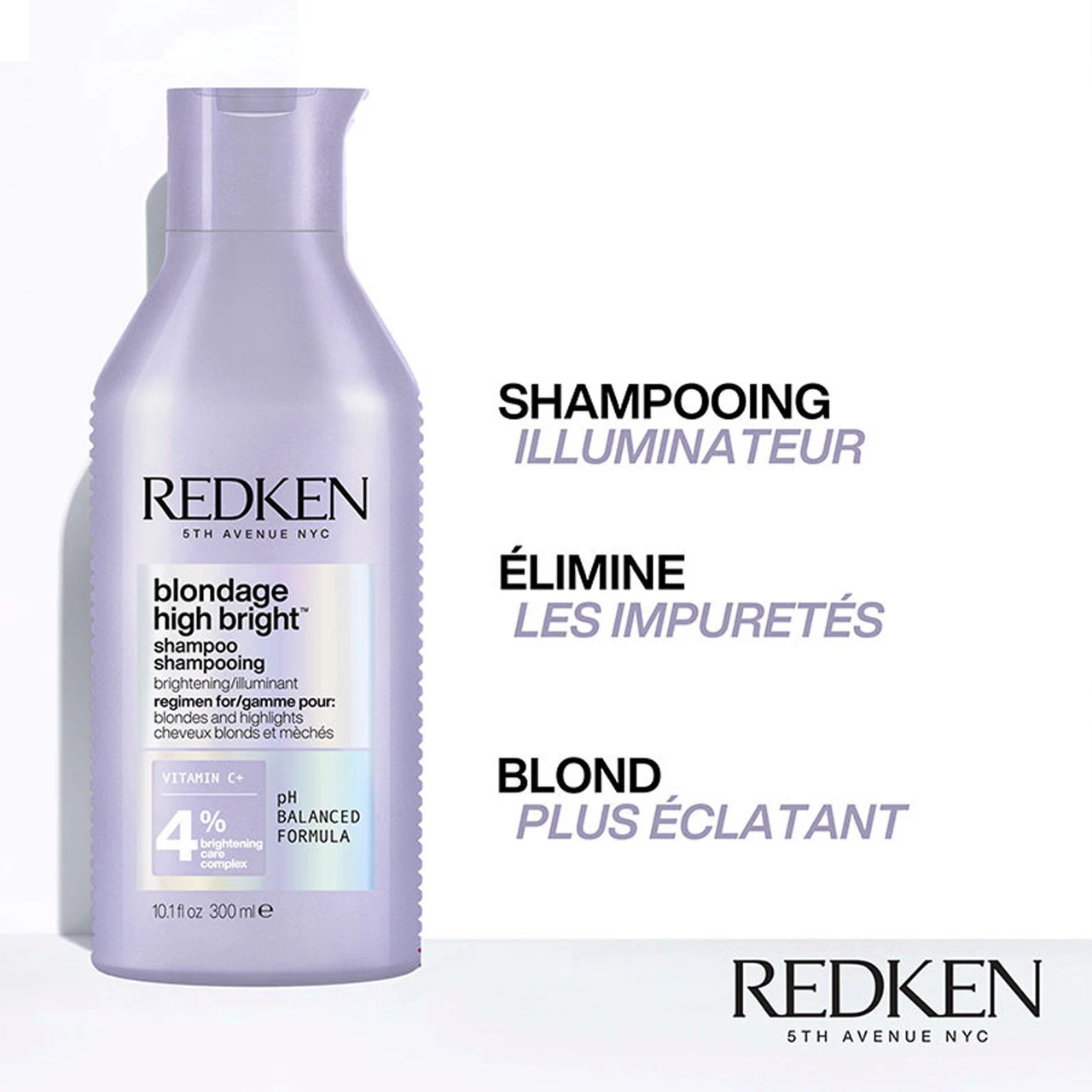 Shampoing Blondage High Bright Redken 300ml 4 Shampoing Blondage High Bright Redken 300ml – Image 2