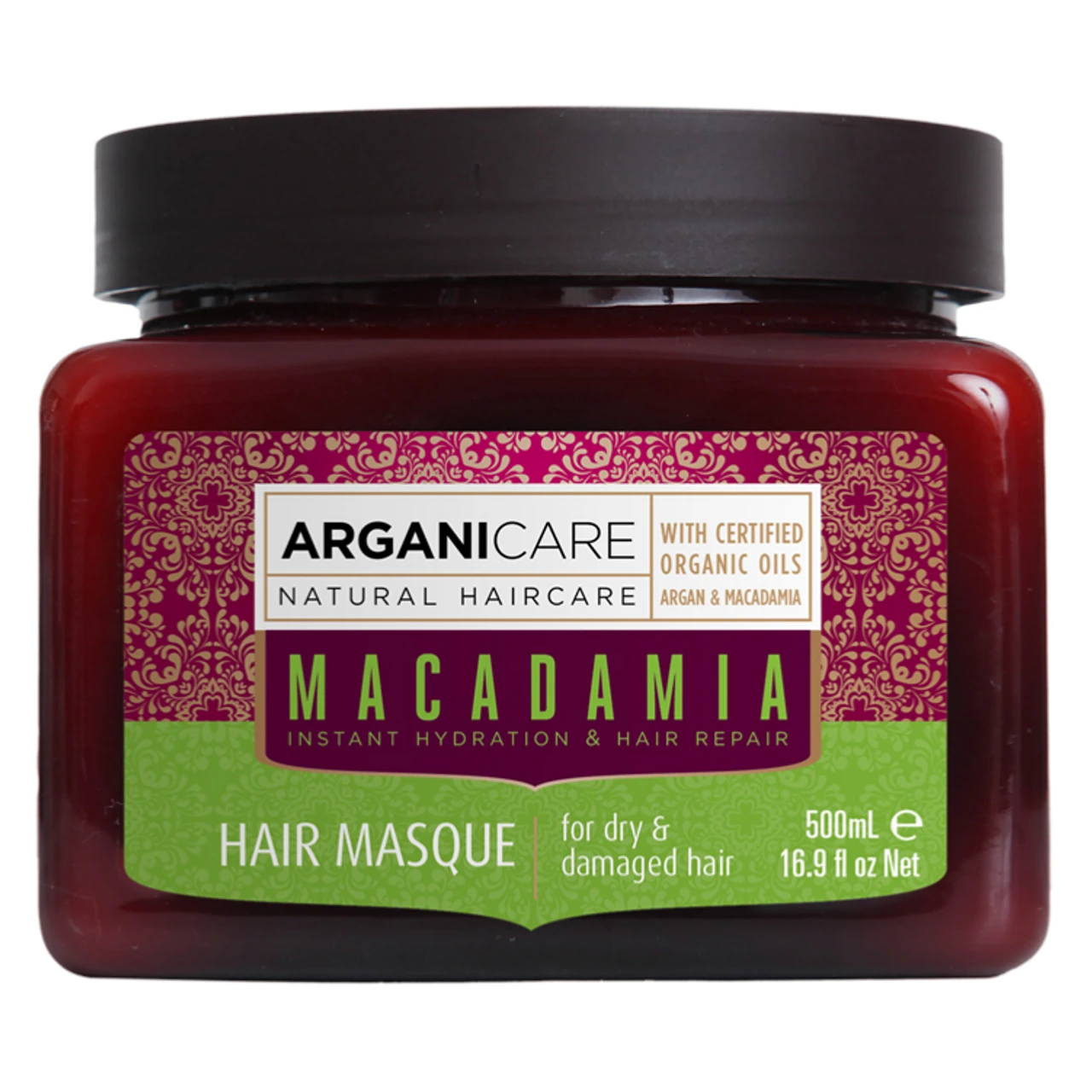 Masque Macadamia Arganicare 500ml 3 Masque Macadamia Arganicare 500ml