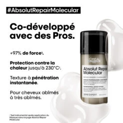 Masque Sans Rinçage Absolut Repair Molecular L'Oréal Professionnel 100 Ml 10 Masque Sans Rinçage Absolut Repair Molecular L'Oréal Professionnel 100 Ml -Produits Capillaires masque 2 35976.1694092138
