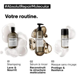 Shampooing Absolut Repair Molecular L'Oréal Professionnel 300 Ml -Produits Capillaires molecular 1 25564.1694081532.1280.1280 68640.1694081968.1280.1280 73480.1694087331