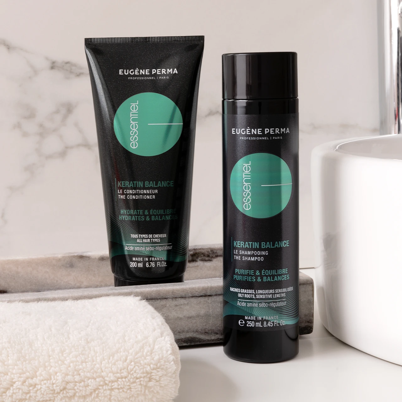 Conditionneur Kératine Balance Eugène Perma 200ml 5 Conditionneur Kératine Balance Eugène Perma 200ml – Image 3